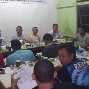 KONI saat melakukan Raker persiapan menghadapi Poprov ke XII