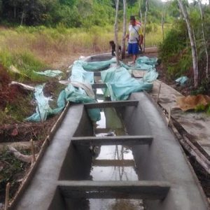 Paket irigasi yang telah selesai dikerjakan kontraktor, tapi termin terakhir dari dinas PUPR Melawi belum dibayarkan---Samsar For Rakyat Kalbar