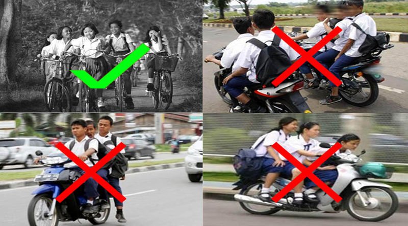 sepeda vs sepeda motor