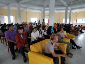 Sejulah mahasiswa yang mengikuti kegiatan IPK dan persepsi korupsi masyarakat oleh Polres Melawi di aula STKIP Melawi---Okta For Rakyat Kalbar