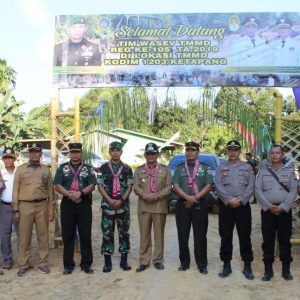 Tim Wasev Mabesad Tinjau TMMD Ketapang