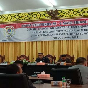 Sidang paripurna penetapan alat-alat kelengkapan DPRD Melawi periode 2019-2024---Dedi Irawan