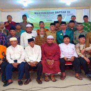 Ketua terpilih bersama pengurus